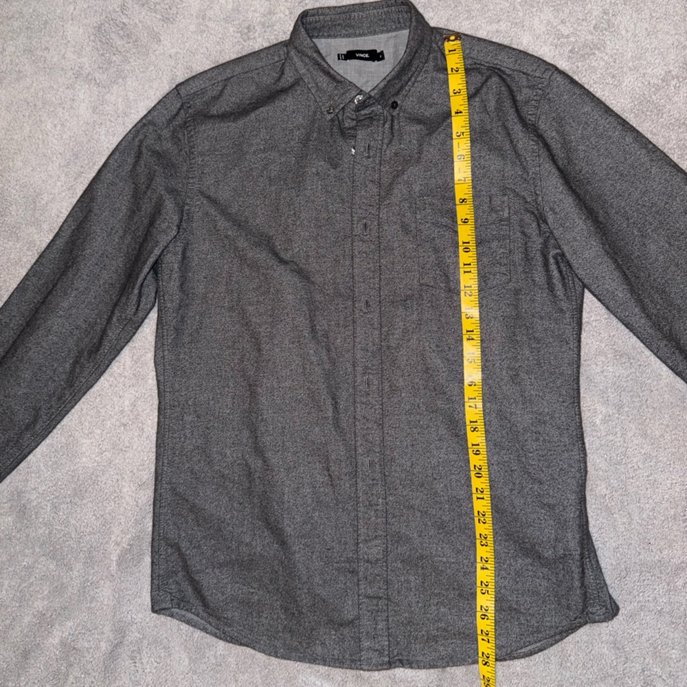 VINCE long sleeve button down size medium - Picture 4 of 8